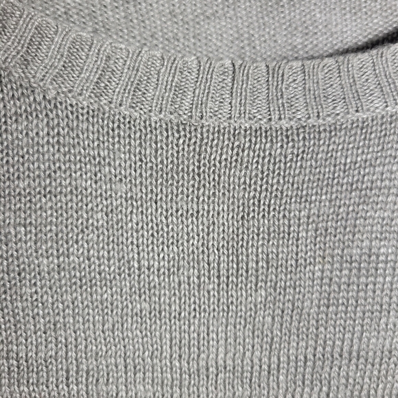 ❤️ 3 For $35 J Crew linen sweater crew neck long sleeve light weight neutral XS - Picture 3 of 4
